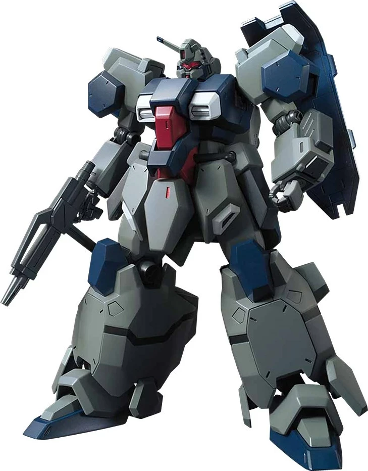 Figure BANDAI Gundam HGUC 1/144 Gustav Karl (Unicorn Ver) Multikolor