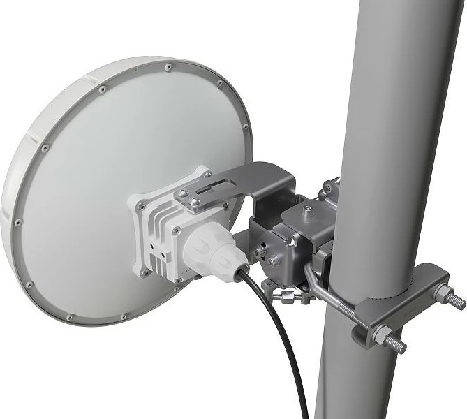 Pajisje wireless MikroTik Wire nRAY, 2000 Mbit/s, 1500 m, 55 dBm, AES, 24 V, e bardhë
