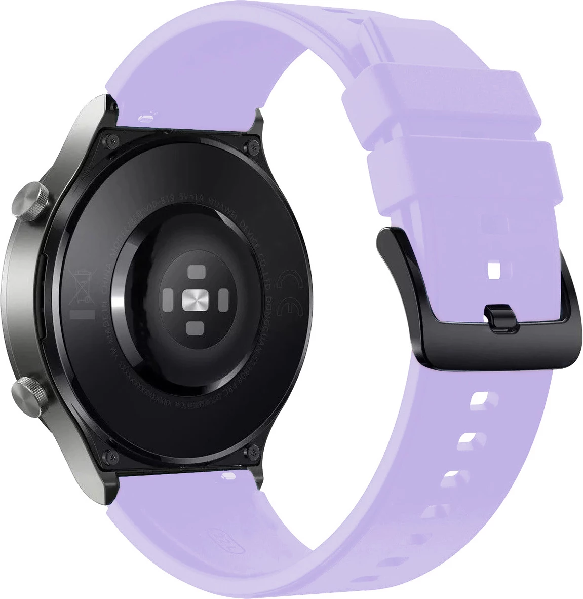 Rrip silikoni për Huawei Watch GT 2/3/4/2 Pro/3 Pro/4 Pro/GT 2e 46mm, Hurtel, vjollcë