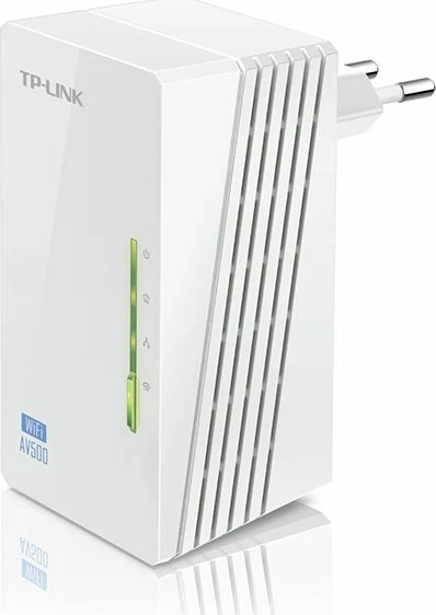 Adapter powerline TP-Link TL-WPA4220 AV600 Wi‑Fi 300Mbps 2xLAN, i bardhë, paketë e vetme