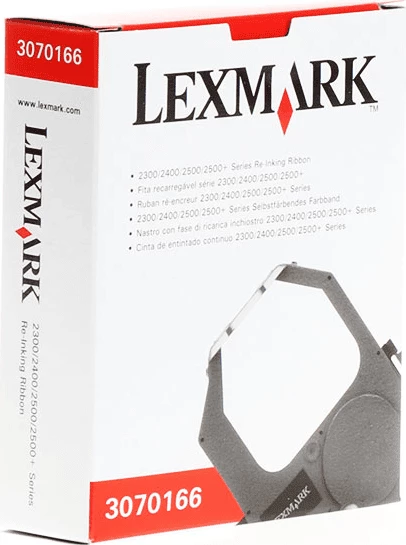Shirit printimi, Lexmark 3070166, kompatibilitet seri 2300/2400/2500/2500+, jetë 4,000,000 karaktere, i zi