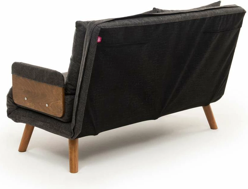 Divan-krevat dy vendesh, Cosmo, ngjyrë gri e errët