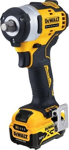 Çelës goditës DeWALT 12V, brushless, 5Ah, zi/verdhë