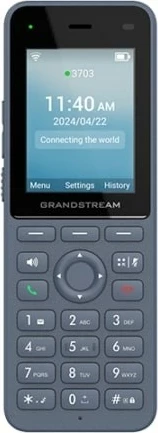 Telefon IP Grandstream WP826, 3 linja, LCD, Wi-Fi, Antracit