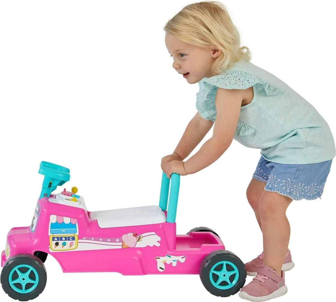 Ride-on ZURU Tiny Town Buggy interaktiv, plastikë, rozë