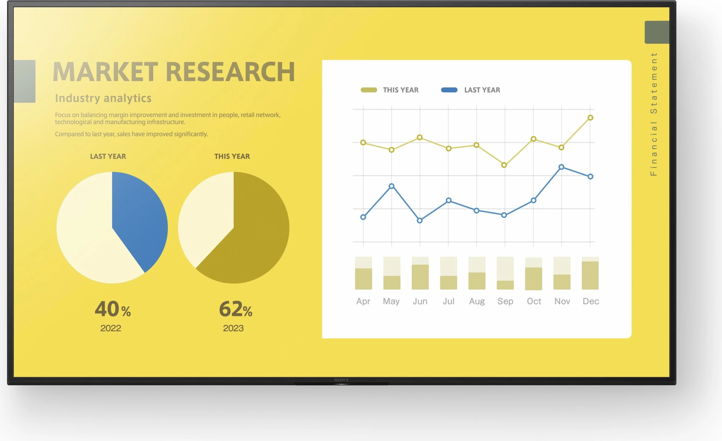 Ekran i madh Sony FW-65EZ20L, 65 inç, 4K Ultra HD, LCD, Android, Wi-Fi