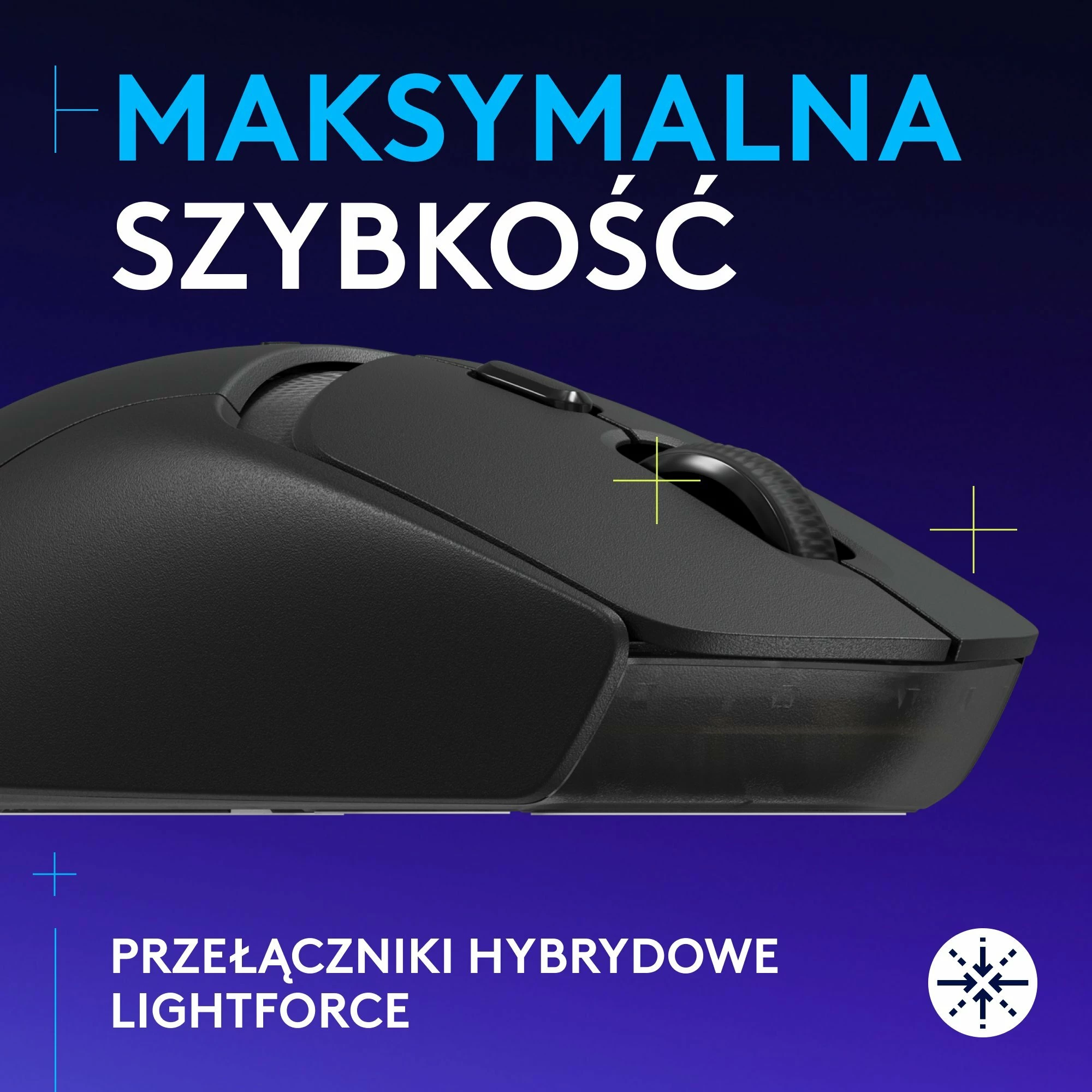 Maus wireless gaming Logitech G309 LIGHTSPEED (910-007199) HERO 25K 25600 DPI, i zi