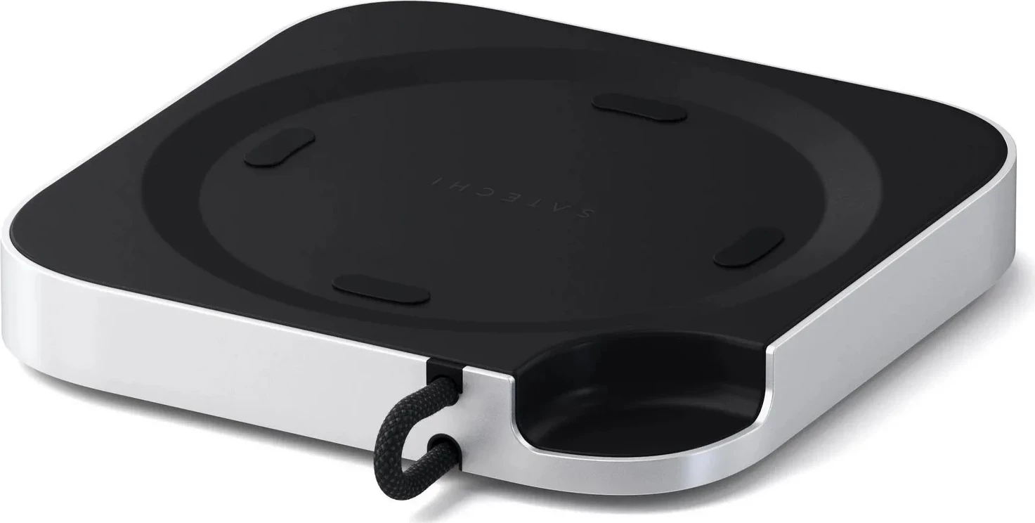 Stand & hub Satechi për Mac Mini M4/M4 Pro, slot SSD M.2 NVMe, silver