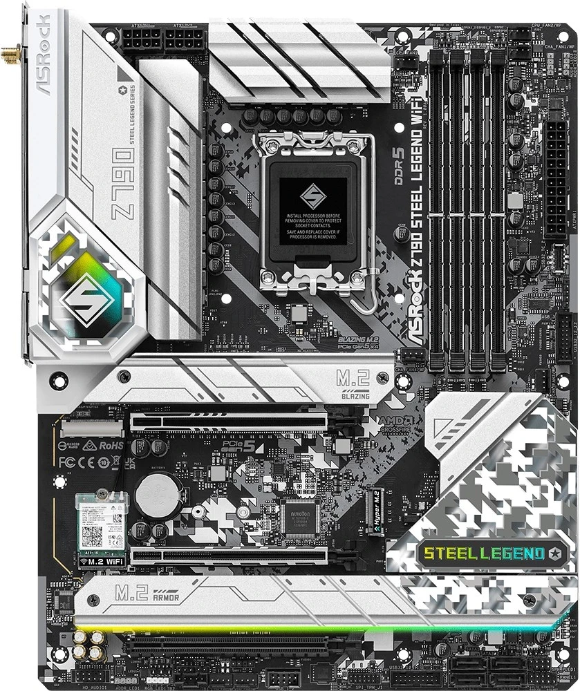 Pllakë amë Asrock Z790 Steel Legend, 1700 ATX