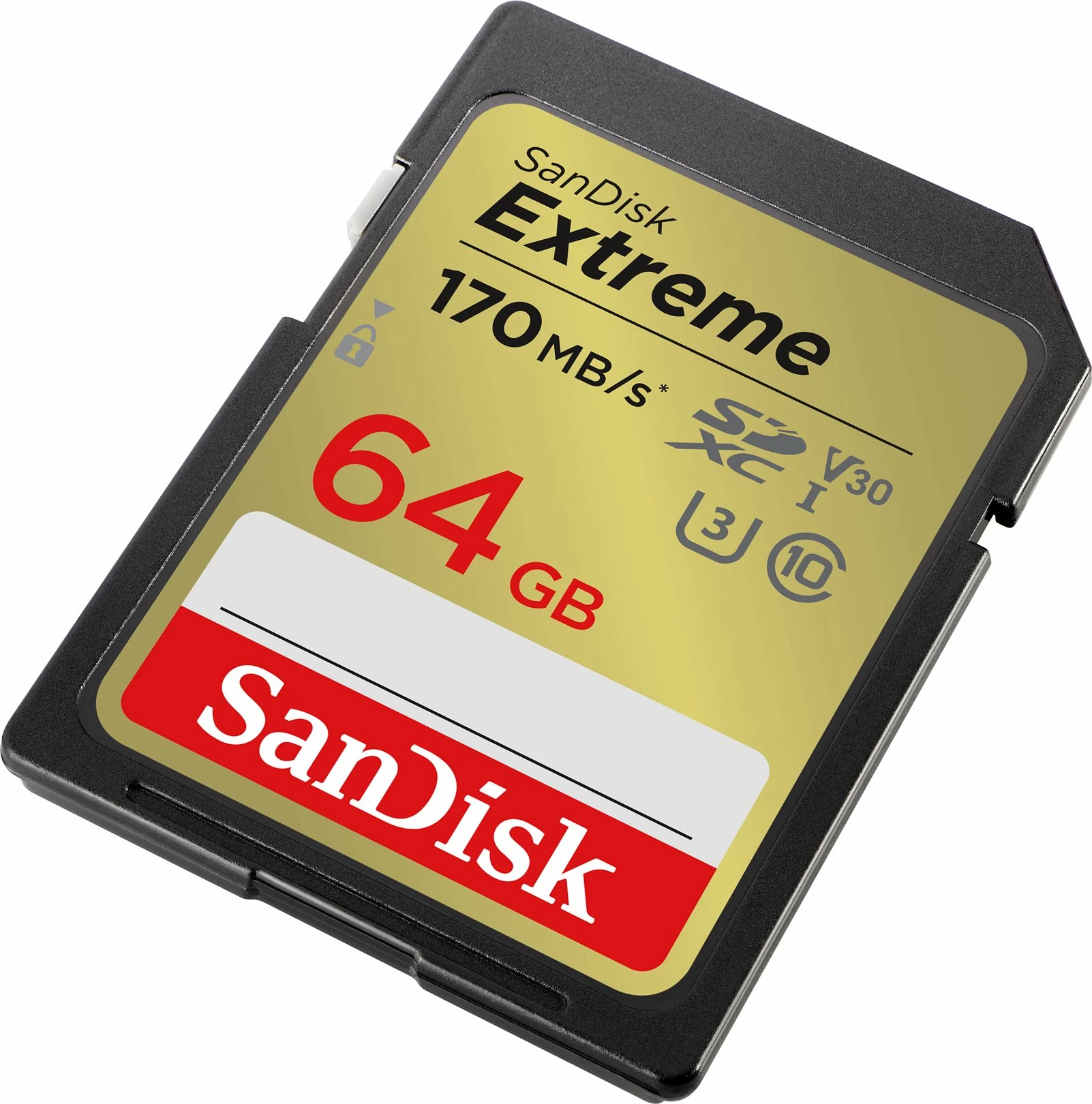 Kartelë memorie SanDisk Extreme SDXC 64GB, 170MB/s