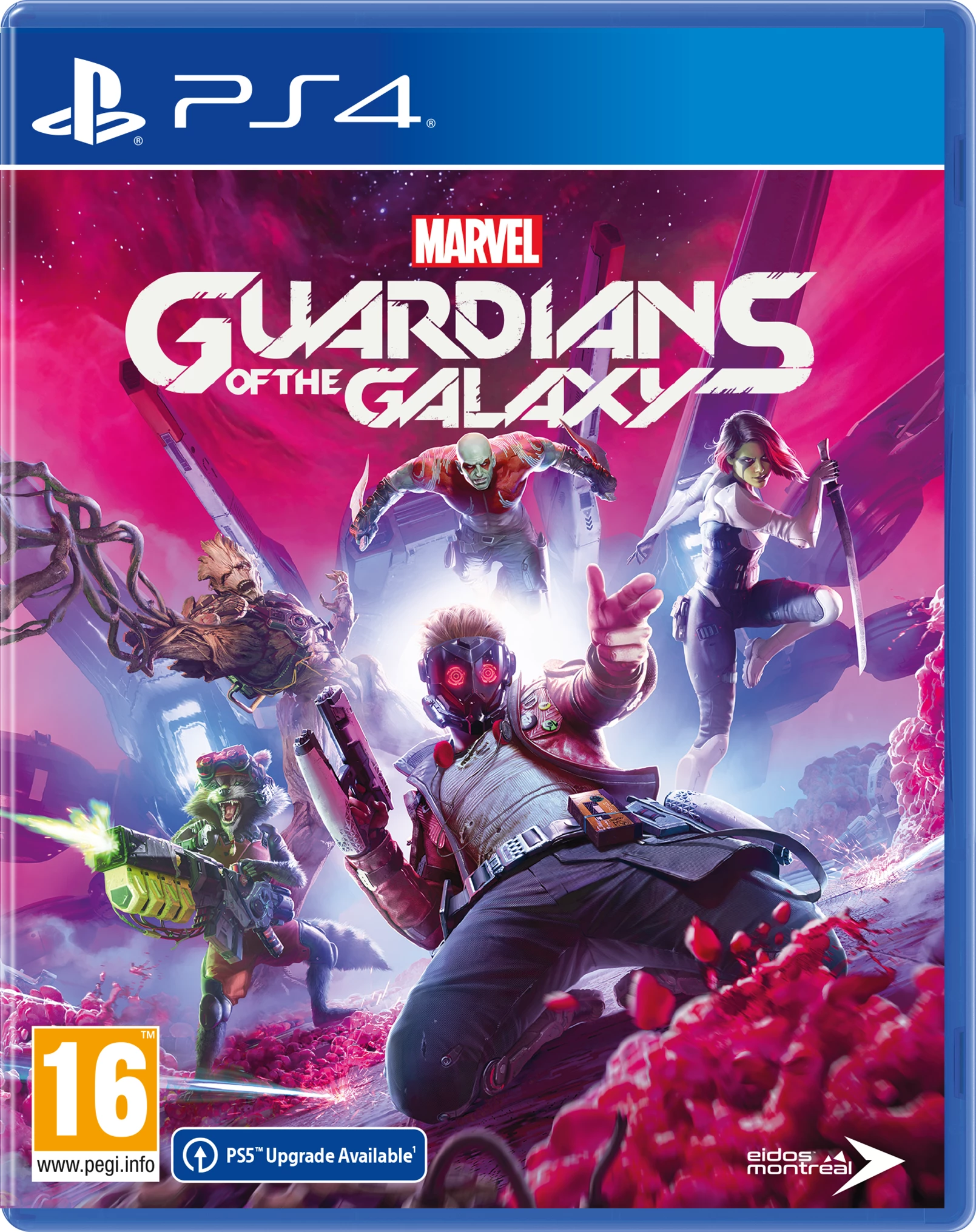 Lojë PS4 Eidos Montreal Marvel's Guardians of the Galaxy, PEGI 16