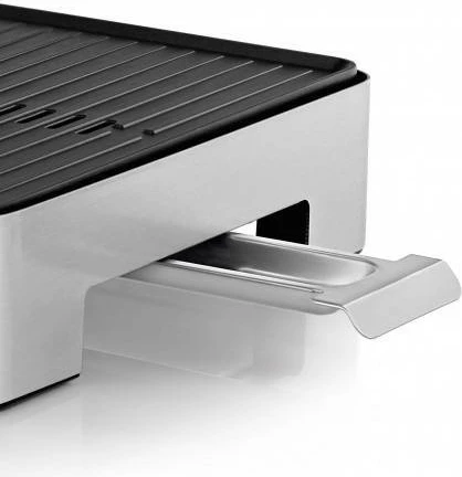 Grill tavoline WMF LONO Tischgrill Quadro, 270 x 270 mm, i zi, krom