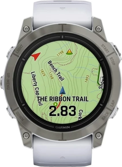 Smartwatch Garmin epix Pro (Gen 2), 51 mm, 32 GB, Titanium, Bardhë