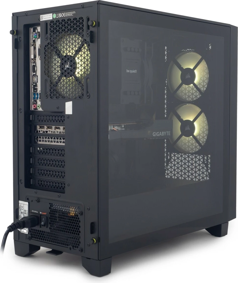Kasë OPTIMUS E-Sport GA520T-CR2, Ryzen 5 5600X, 16 GB RAM, 1 TB SSD, Radeon RX 7600, e zezë