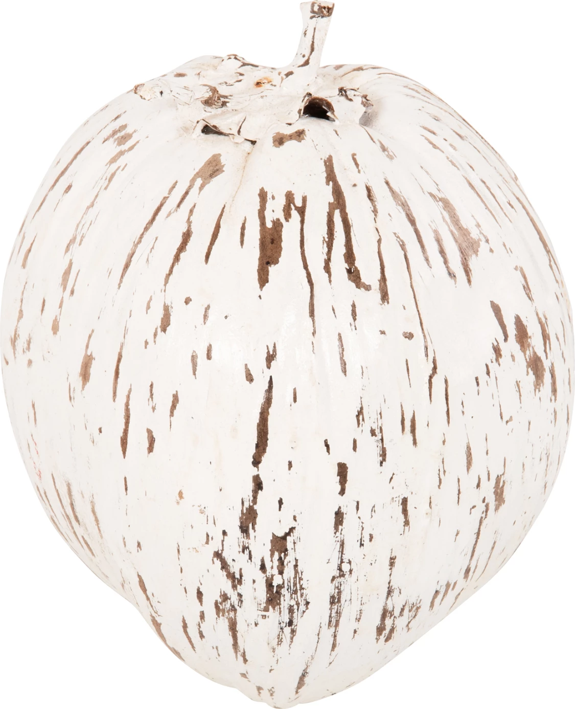 Dekor tavoline FH4326.05 kokosi ngjyrë bardhë 20x20x20H cm