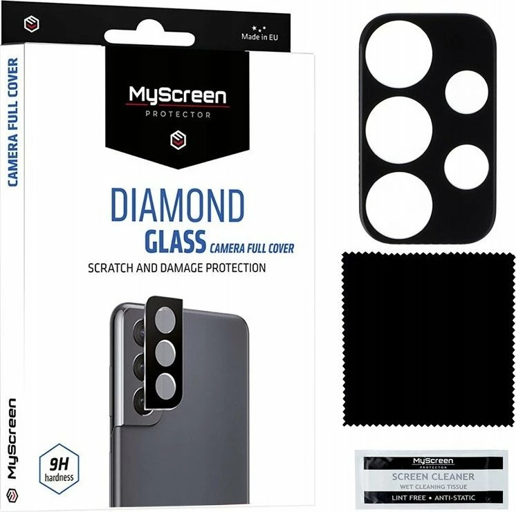 Mbrojtëse xhami e temperuar për lentë kamerë MyScreen Protector Diamond Glass Camera Full Cover për Samsung Galaxy A33/A53/A73, 1 copë