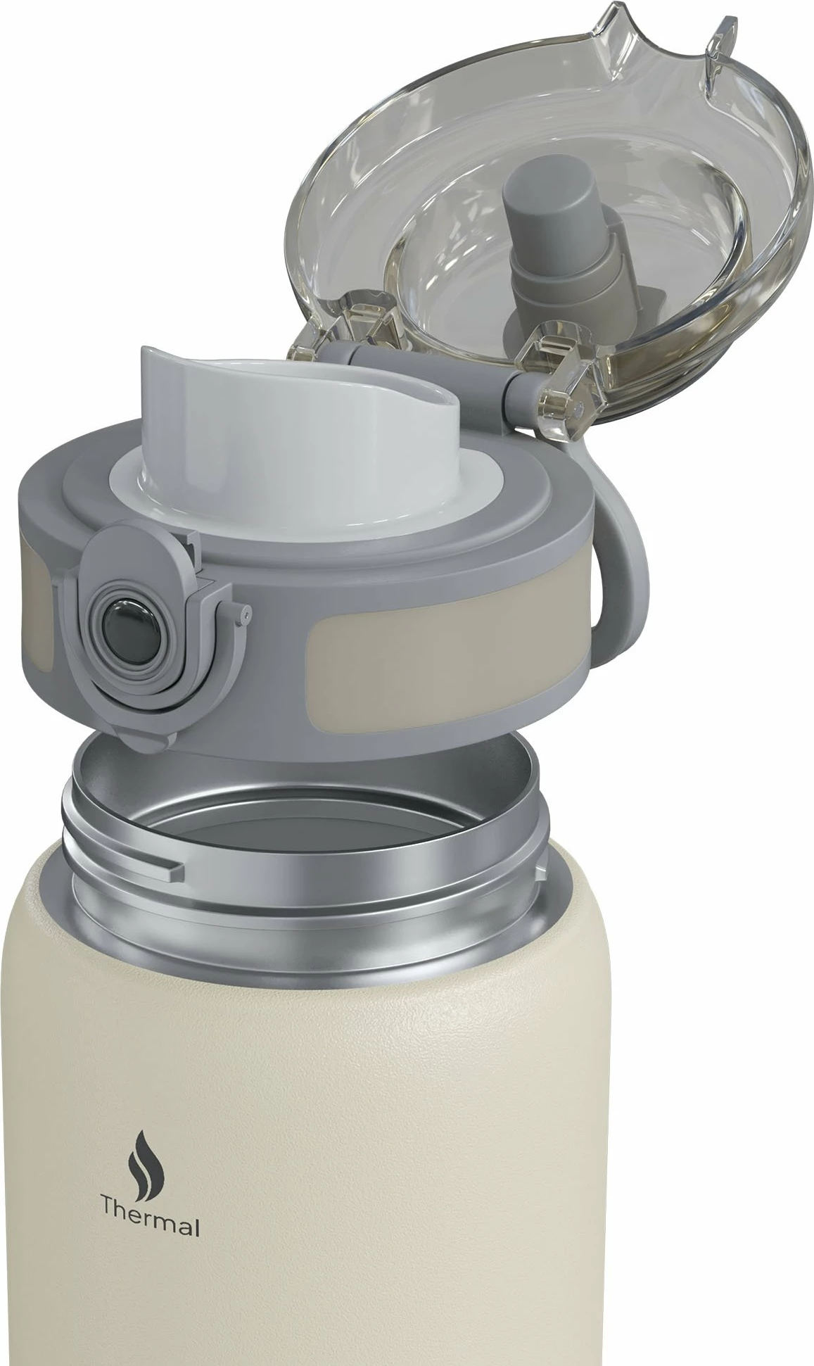 Shishe termike Zipro 500 ml, çelik inox 18/8, bezhë