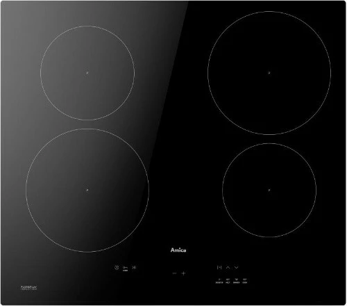 Pllakë gatimi me induksion Amica PIH6540PHTULN 3.0, 4 zona, e zezë
