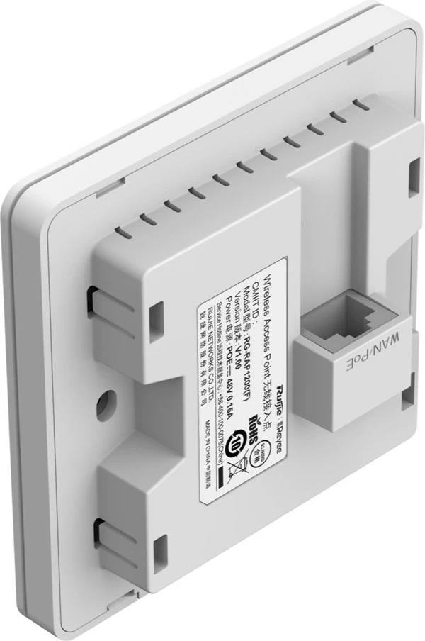 Access Point Ruijie RG-RAP1200(F), wireless, 1267 Mbit/s, i bardhë, PoE