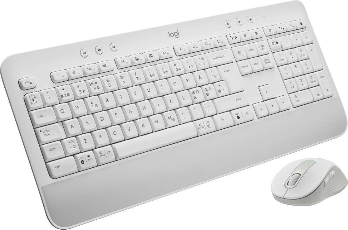 Set tastierë dhe maus Logitech Signature MK650 Combo for Business, wireless, Bluetooth, QWERTY, i bardhë