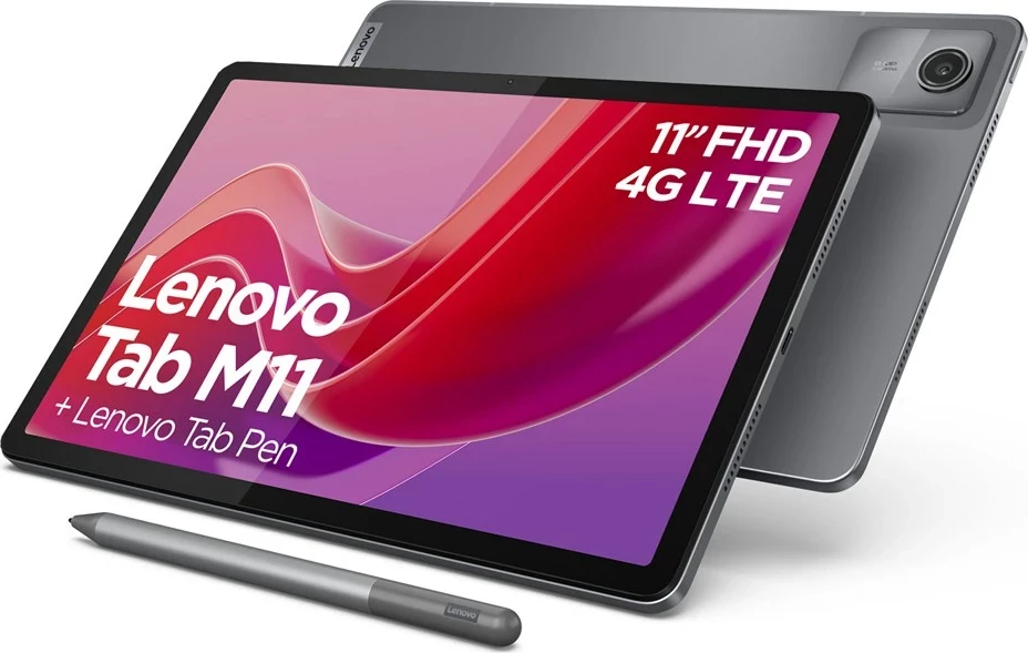Tablet Lenovo M11, 11", 4G LTE, 128 GB, Gri