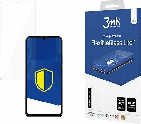 Xham hibrid mbrojtës ekrani 3MK FlexibleGlass Lite për ZTE Blade A32 0.16mm 6H transparent, 1 copë