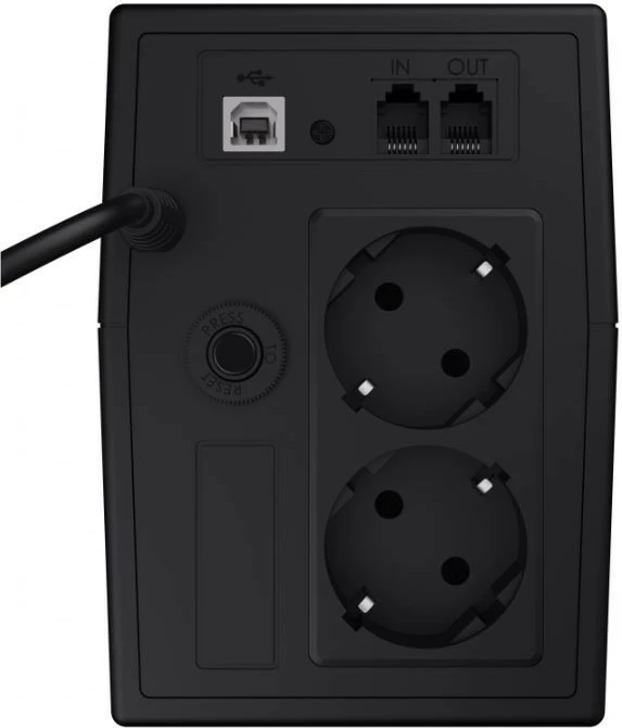 UPS Green Cell UPS02, 800VA 480W, Tower, Ekran LCD, e zezë