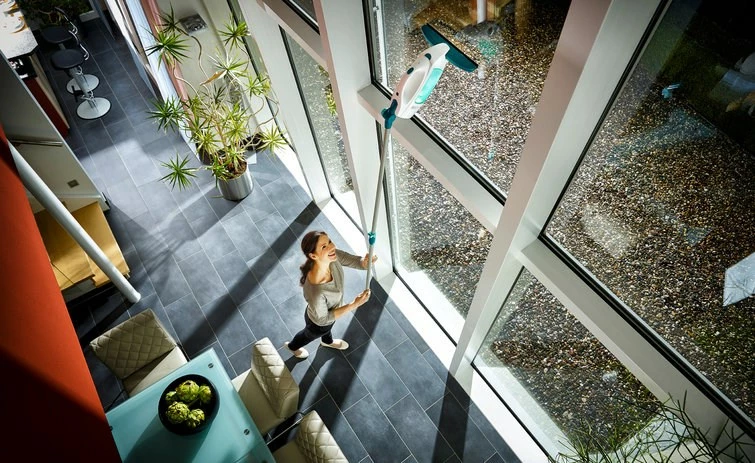 Pastrues elektrik për dritare Leifheit 51003, Bardhë/Blu