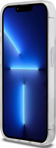 Mbështjellës DKNY IML Checkered Mono Pattern & Printed Stripes MagSafe për iPhone 13/13 Pro, i zi