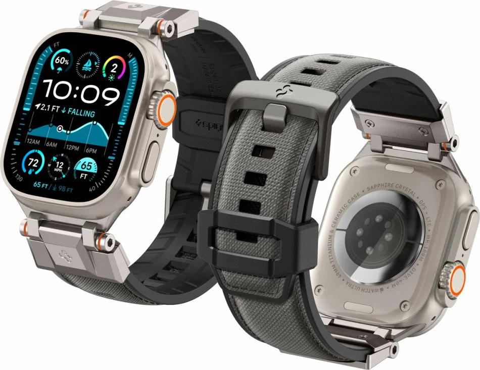Rrip për Apple Watch Spigen DuraPro Armor, 44/45/46/49 mm, Gri