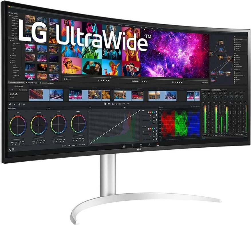 Monitor LG 40WP95XP-W, UltraWide 5K, 100.8 cm, Bardhë