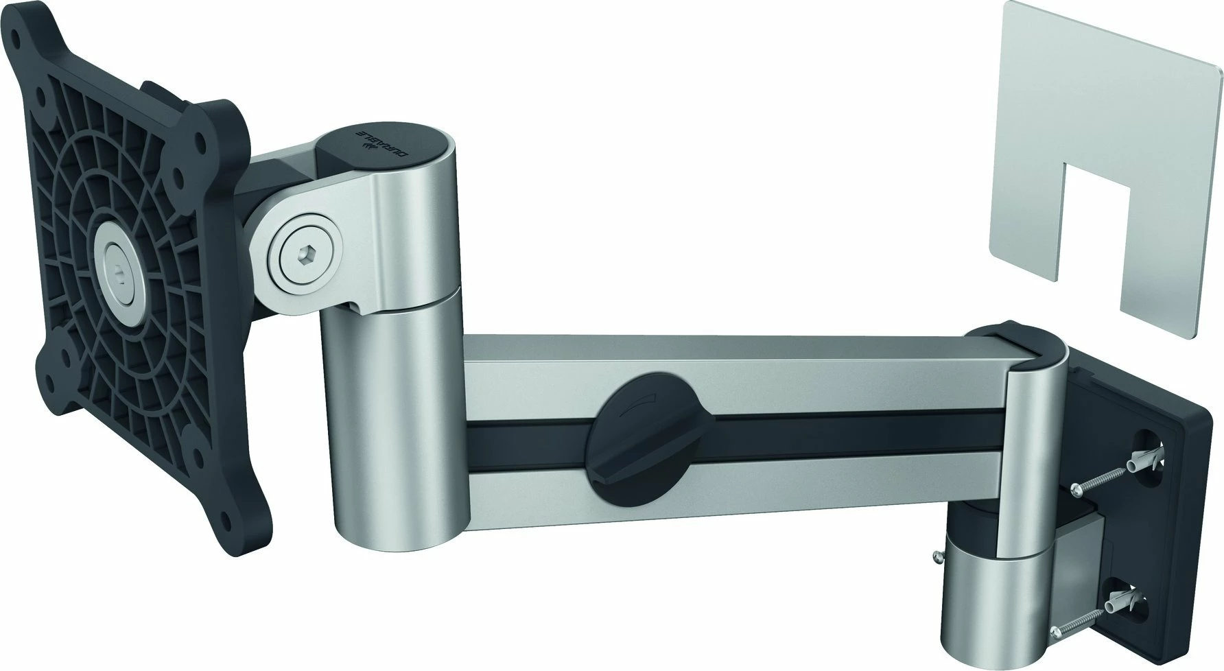 Mbajtëse muri për monitor Durable 509023 21-27\" VESA 75x75/100x100 deri 8 kg, argjendtë