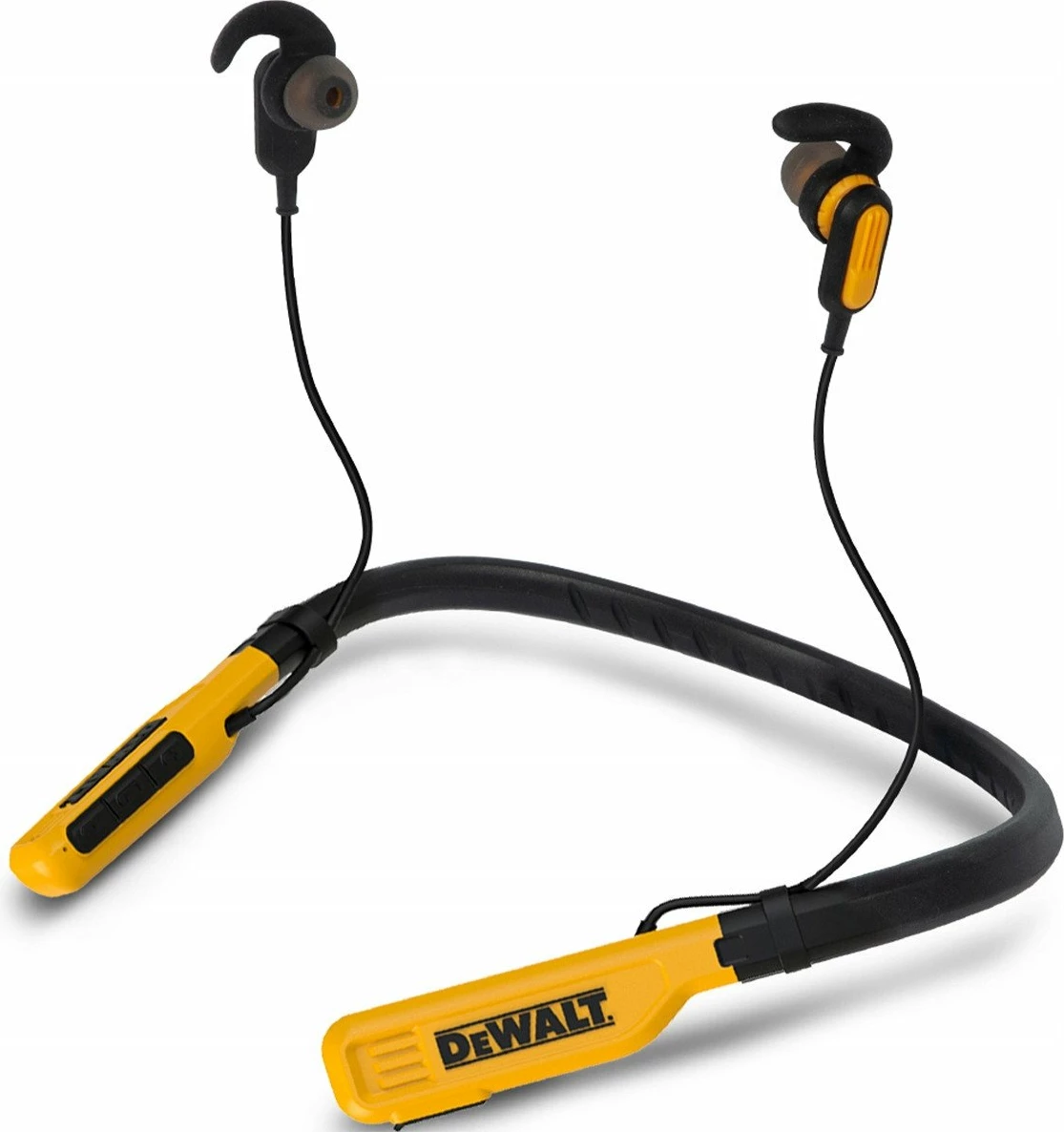 Kufje DeWalt Jobsite Pro DWT1902091, Bluetooth 5.0, IPX6, 30h, me mikrofon, të verdha