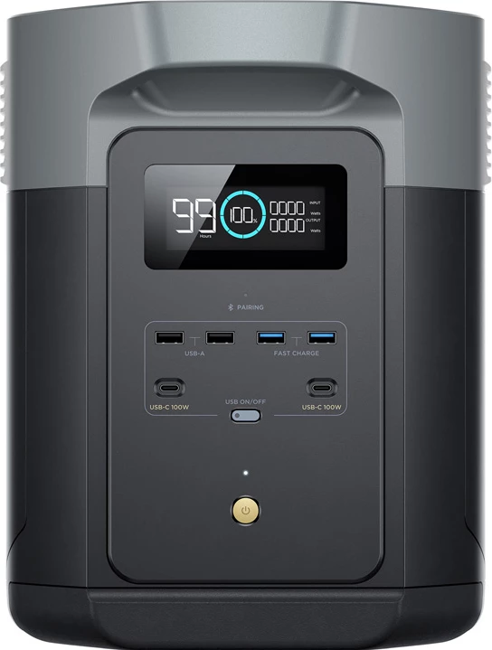 Stacion portativ energjie EcoFlow DELTA 2 Max, 2048 Wh, i zi