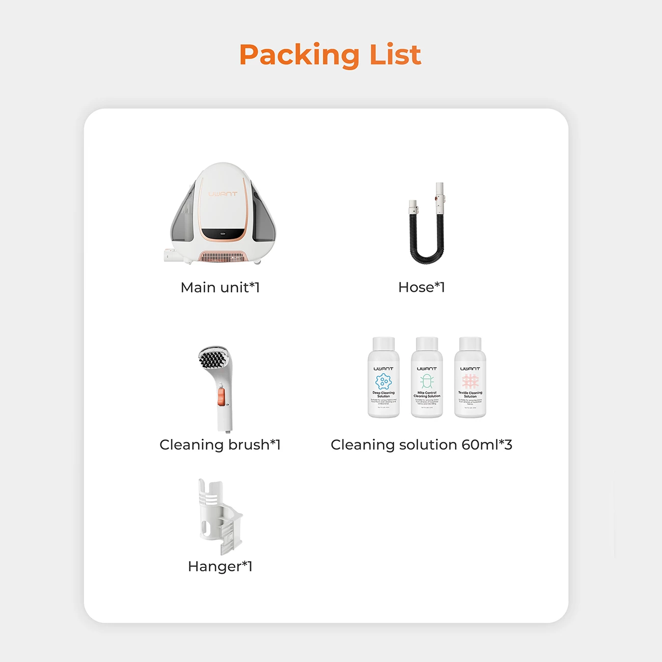 Pastrues me vakum dhe larje UWANT B100-S, 12000Pa, 450W, i bardhë