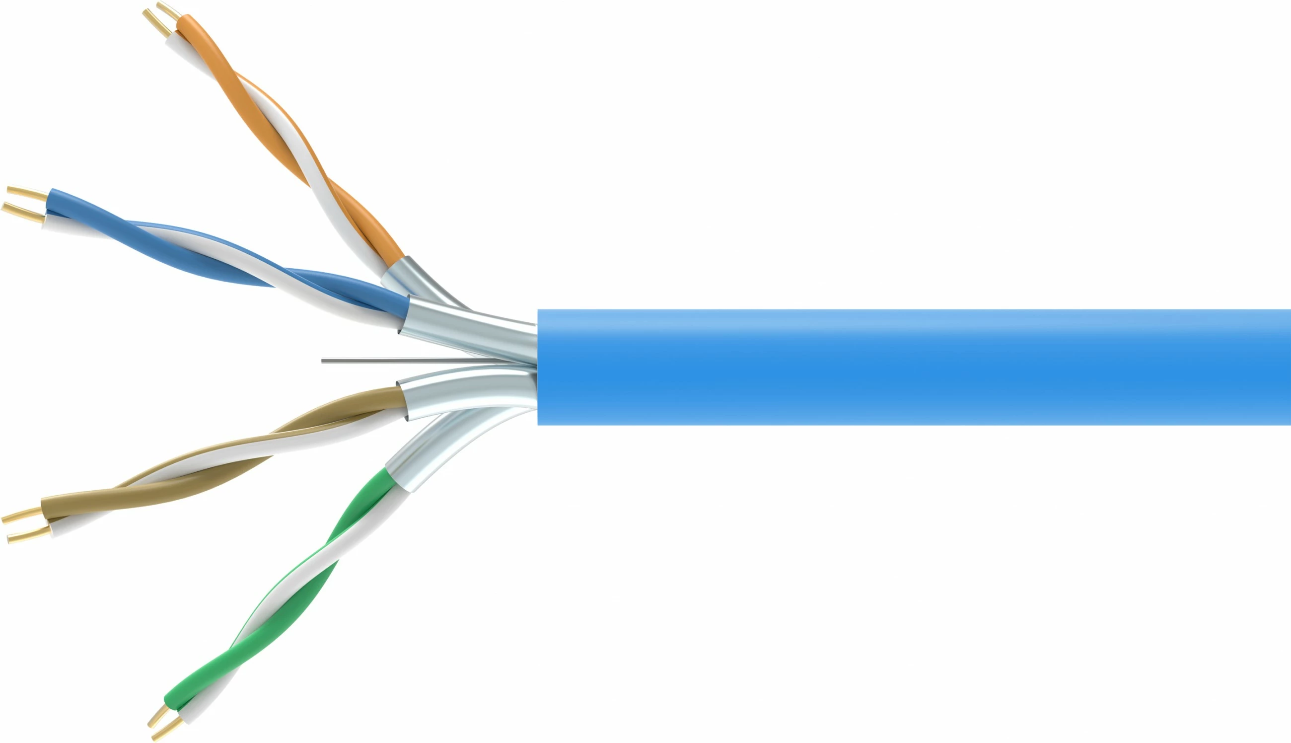 Kabllo rrjeti EQUIP Cat6A U/FTP 305m LSZH blu