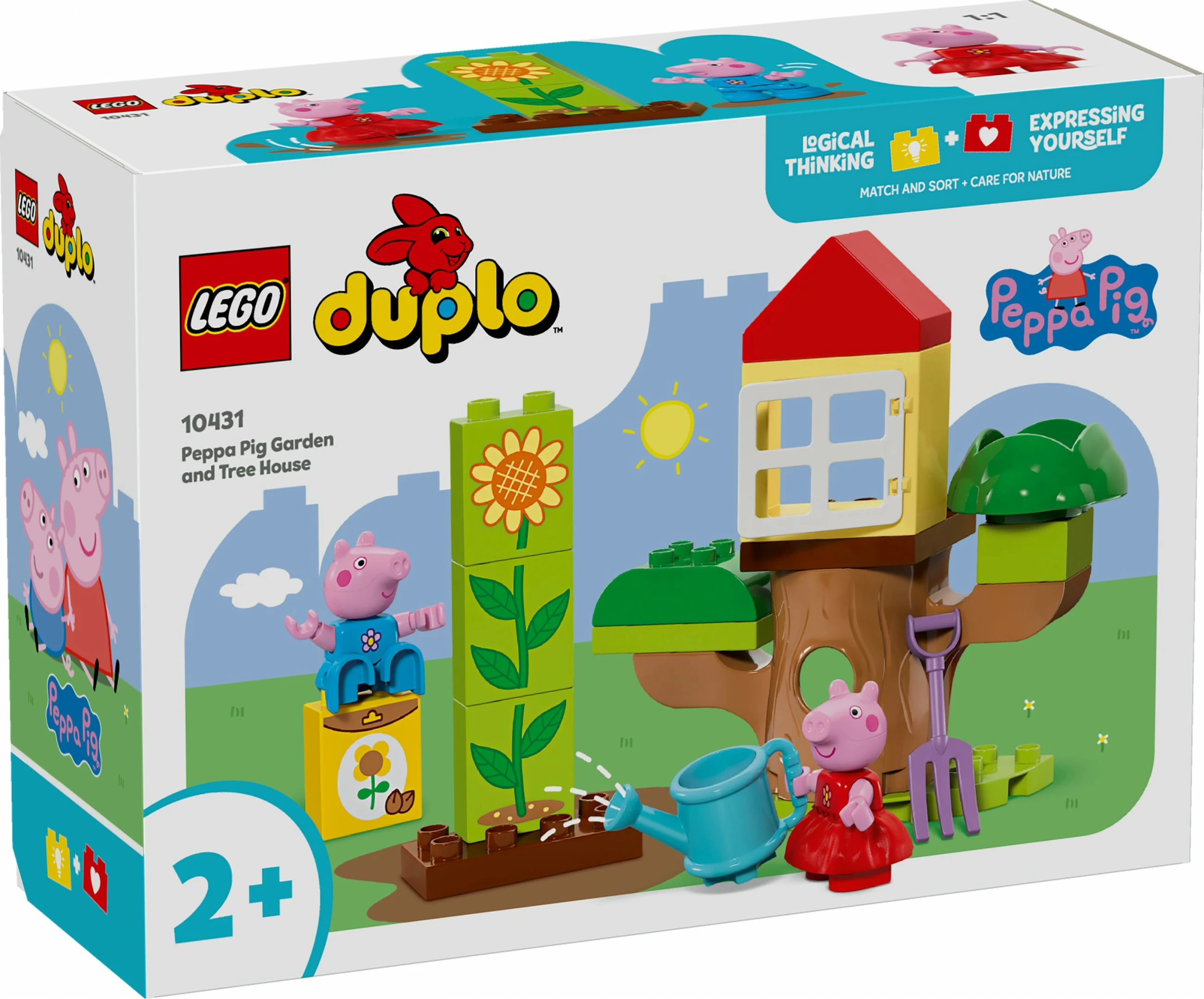 Set ndërtimi LEGO DUPLO Peppa Pig 10431, 20 pjesë, shumëngjyrësh
