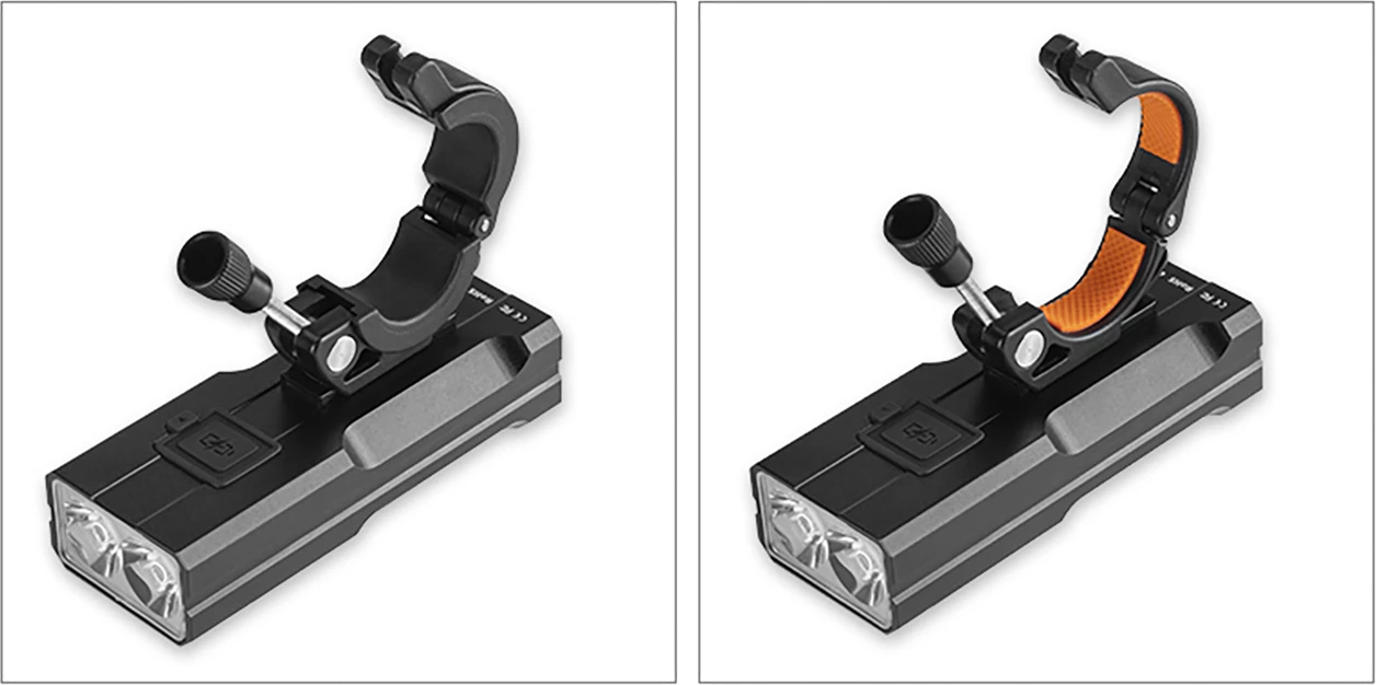 Dritë biçiklete Rockbros 24310002001 me powerbank 10000 mAh, 850 lm, e zezë