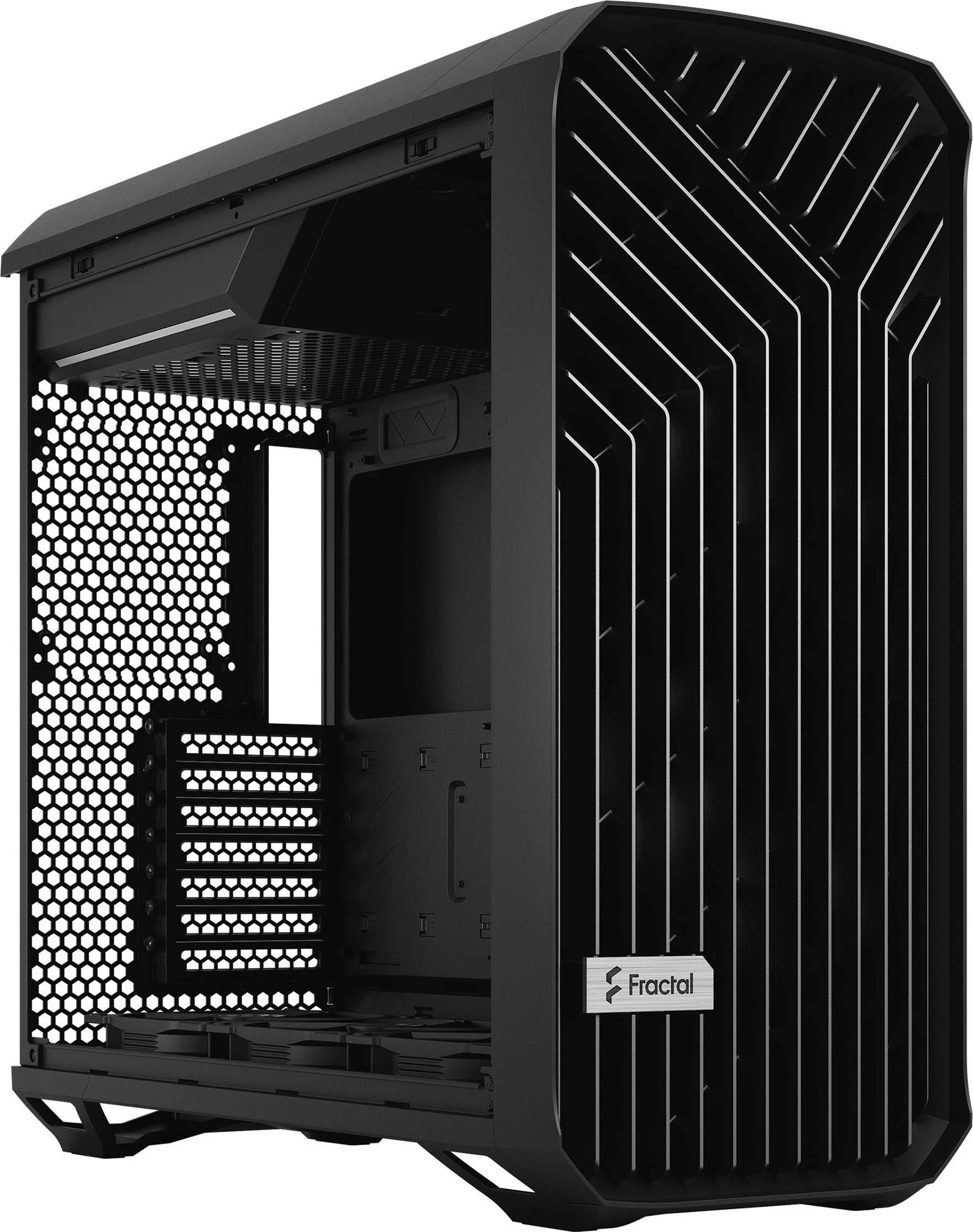 Kasë Fractal Design Torrent, Tower, PC, ATX, EATX, ITX, micro ATX, SSI CEB, Steel, Gaming, e zezë