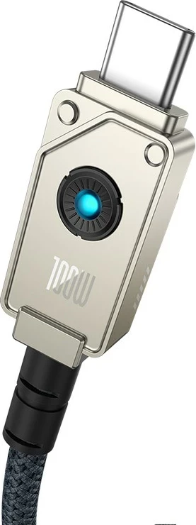 Kabllo USB Baseus Unbreakable 1 m, USB A në USB C, Bardhë