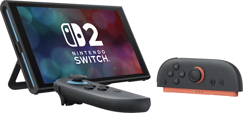 Konsolë Nintendo Switch 2 256GB 7.9\" + Mario Kart World (digjitale), Joy-Con kaltër e çelët/kuqe e çelët