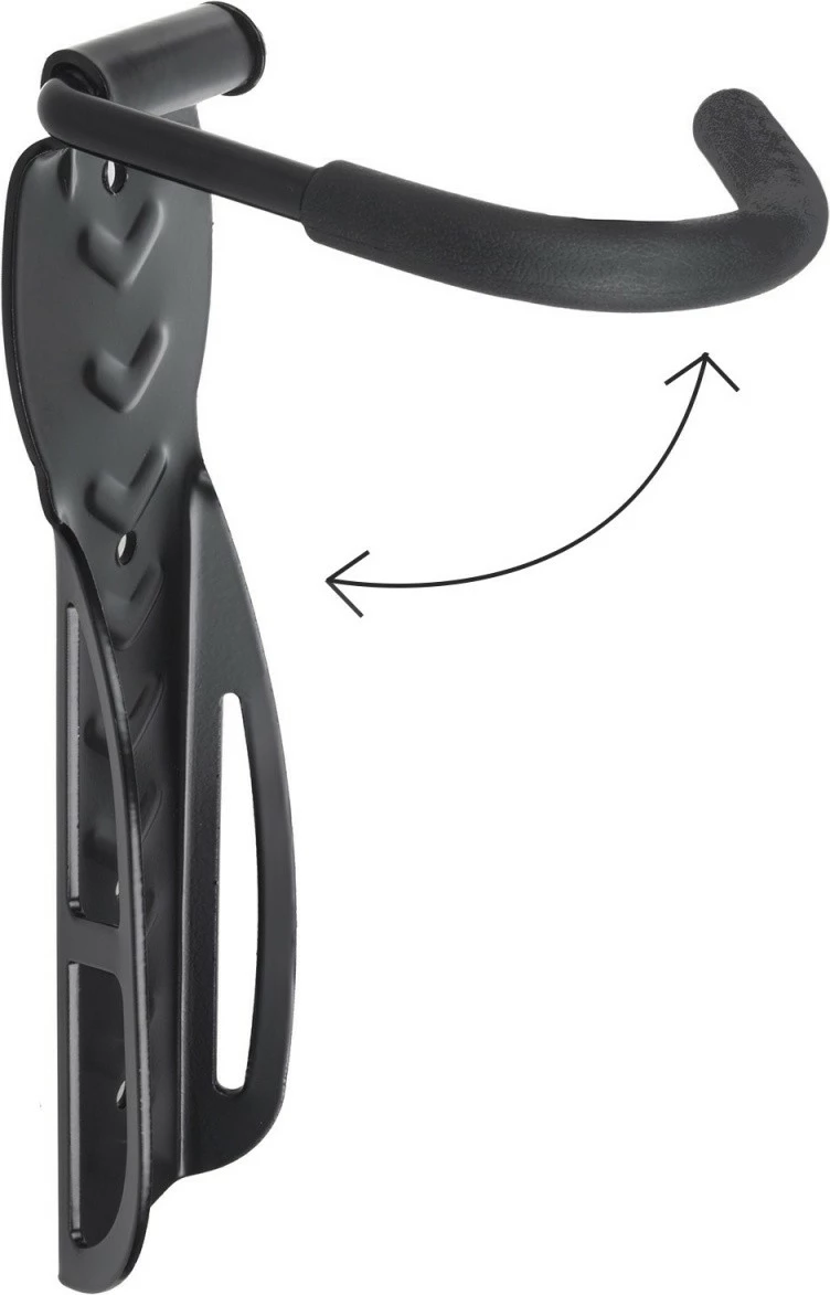 Mbajtëse muri për biçikletë Maclean MC-432, çelik, e zezë