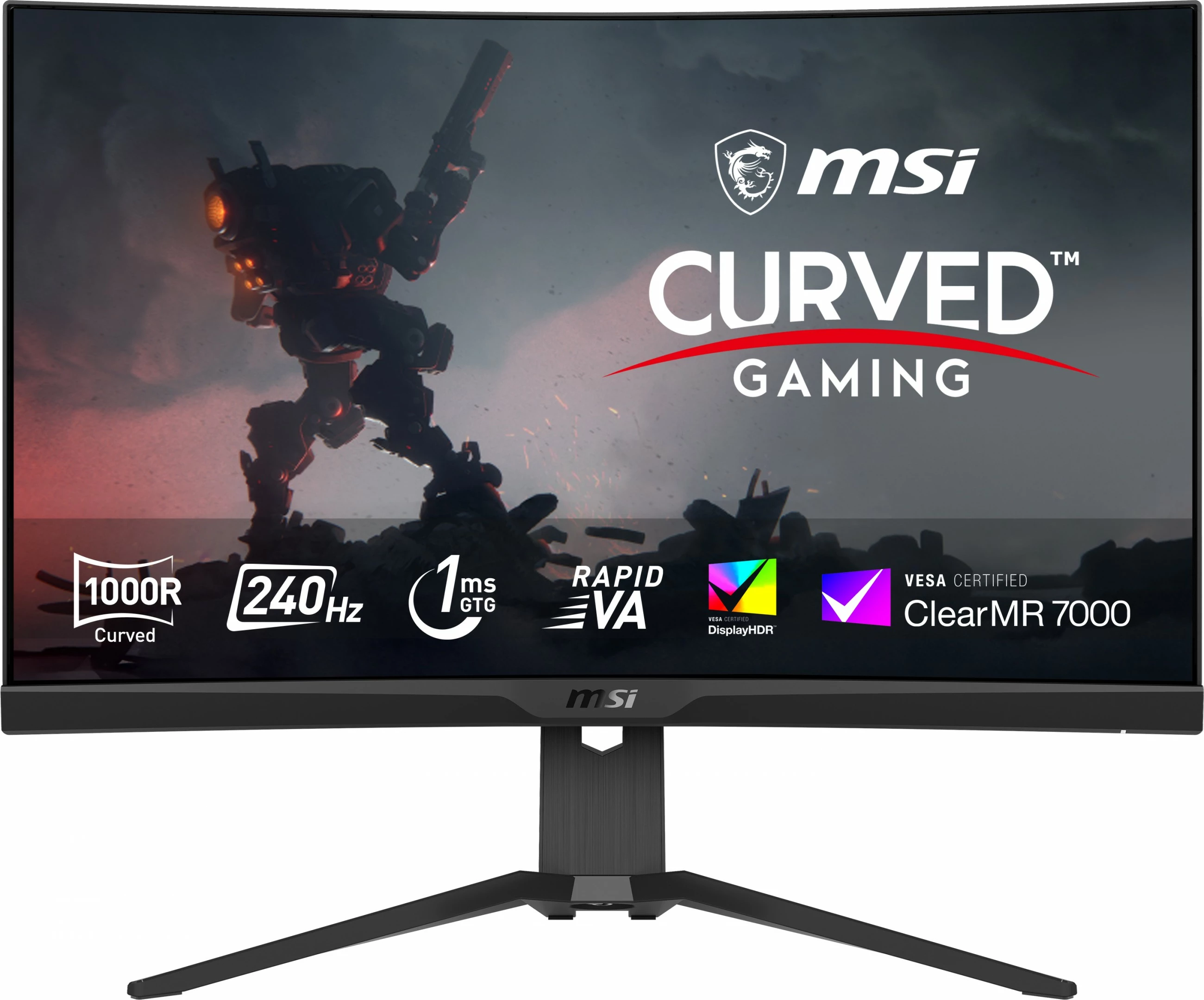 Monitor gaming MSI MPG 275CQRXFDE 27 inç, 240Hz, QHD, i lakuar