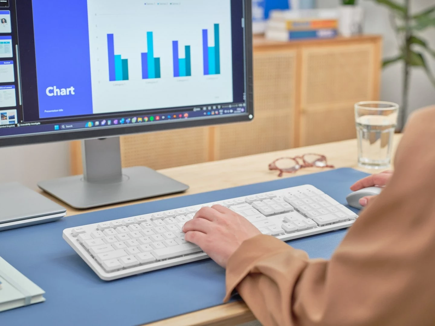 Set tastierë me maus Trust Ody II, Wireless, QWERTY US, Bardhë