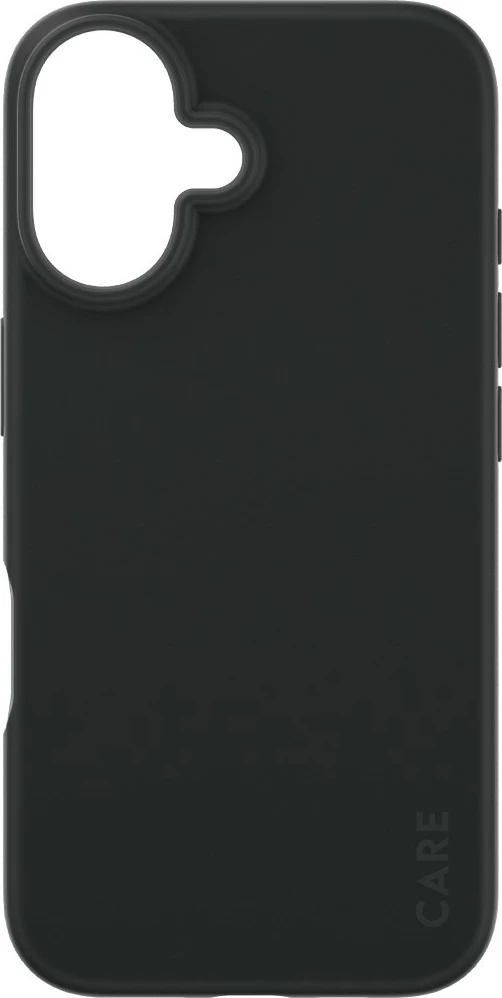 Mbështjellës PanzerGlass CARE Case Fashion iPhone 16, silikon, i zi