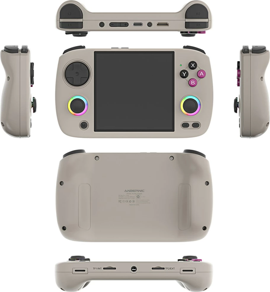 Konsolë retro ANBERNIC RG CUBEXX, Gri