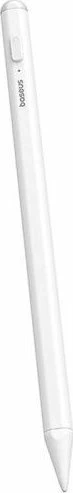 Stilus Baseus Smooth Writing 2 Lite 130mAh, për iPad, karikim USB-C, Palm Rejection, i bardhë, set me majë rezervë + kabllo