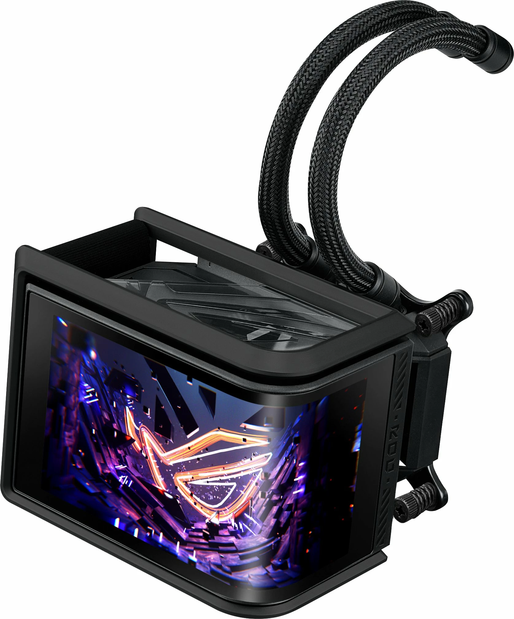 Ftohës me ujë CPU Asus ROG Ryuo IV SLC 360 ARGB 360mm (90RC0151-B0EAY0), me 3 ventilatorë 120mm