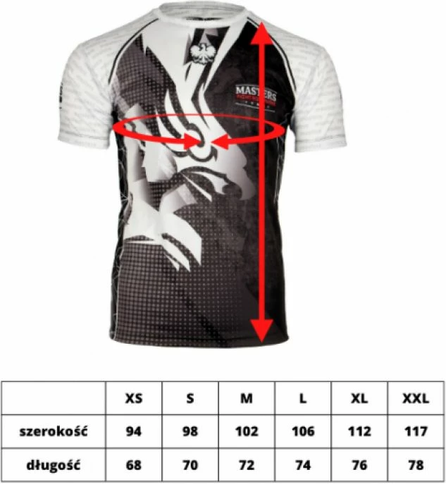 Fanellë stërvitjeje Masters për meshkuj, me shqiponjë