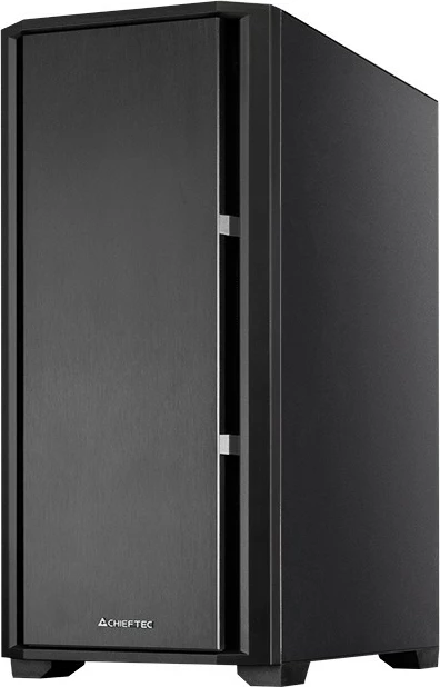 Kasë Chieftec Pro Midi Serie AS-02B-TG-OP, Midi Tower, xham i temperuar, e zezë